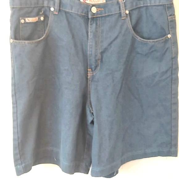 HOLLISTER | Women's Jean Shorts Blue Size 38